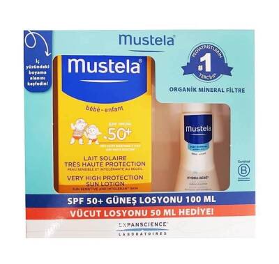 Mustela Very High Protection Sun Lotion Spf50 100 ML Güneş Seti