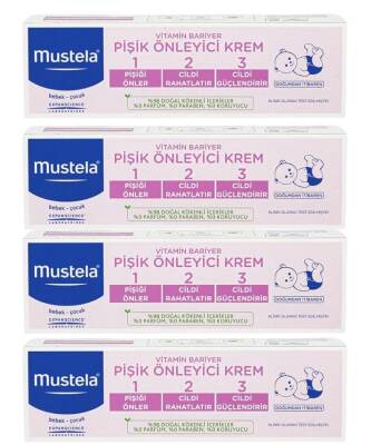 Mustela Vitamin Barrier 1.2.3 50 ml 4'lü Pişik Kremi