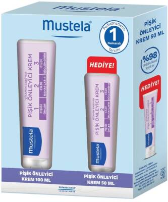 Mustela Vitamin Barrier Cream 100 ML-Mustela Vitamin Barrier Cream 50 Ml Hediye