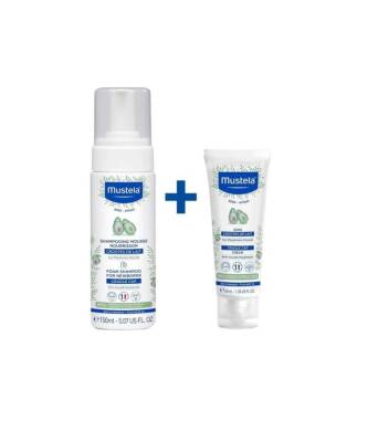 Mustela Yeni Doğan Köpük Şampuan 150 ML- Mustela Cradle Cap 40 ML