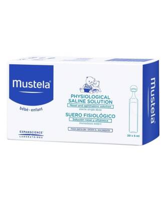 Mustela Physiological Saline 5 ML 20'li Flakon Serum