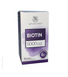 Naturalnest Biotin 5000 ug 30 Kapsül