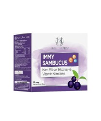 En uygun fiyatlarla Naturalnest İmmy Sambucus Takviye Edici Gıda 20 Şase