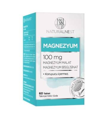 Naturalnest Magnezyum 100 MG 60 Tablet