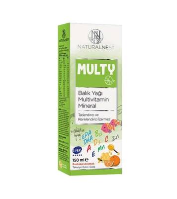 NaturalNest Multy Portakal Aromalı 150 ml Şurup