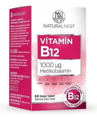 Naturalnest Vitamin B12 60 Tablet