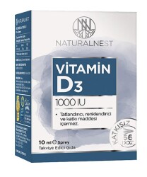 Naturalnest Vitamin D3 1000 IU Sprey 10 ml