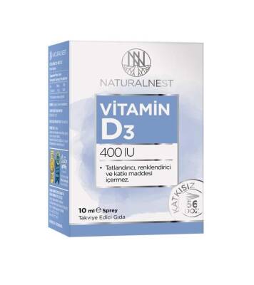 Naturalnest Vitamin D3 400 IU Sprey 10 ml