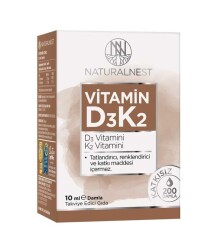 Naturalnest Vitamin D3K2 Damla 10 ml