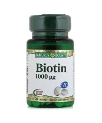 En uygun fiyatlarla Nature's Bounty Biotin 1000 mcg 100 Tablet