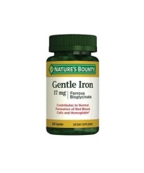En uygun fiyatlarla Nature's Bounty Gentle Iron 17 Mg 60 Kapsül