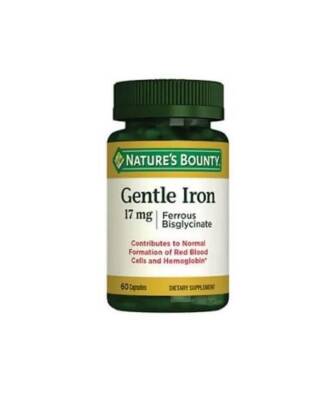 Nature's Bounty Gentle Iron 17 Mg 60 Kapsül