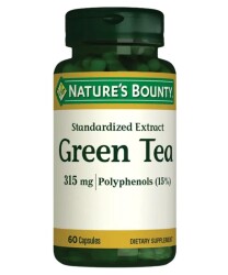 En uygun fiyatlarla Nature's Bounty Green Tea Extract 315 Mg 60 Kapsül