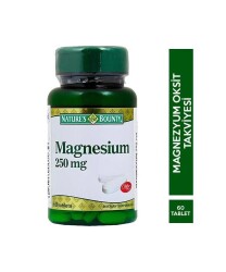 En uygun fiyatlarla Nature's Bounty Magnesium 250 Mg 60 Tablet