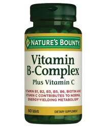 Nature's Bounty Vitamin B-Complex Plus Vitamin-C 60 Tablet