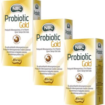 NBL Probiotic Gold 20 Stick Saşe x 3 Adet