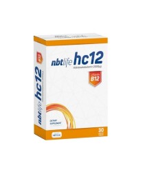 En uygun fiyatlarla Nbt Life HC12 Vitamin B12 30 Tablet