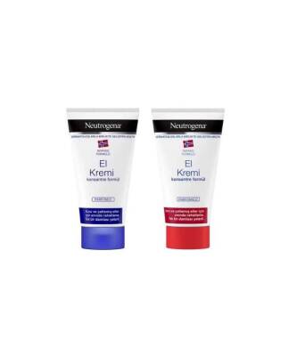 Neutrogena El Kremi Parfümlü 75 ML + Neutrogena El Kremi Parfümsüz 75 ML
