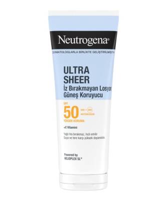 Neutrogena Ultra Sheer İz Bırakmayan Güneş Koruyucu Losyon SPF50 200 ML