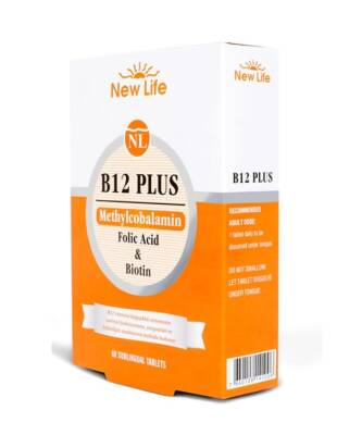 New Life B12 Plus Methylcobalamin 60 Tablet - 1