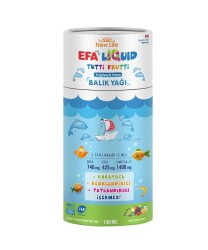 En uygun fiyatlarla New Life Efa Liquid Balık Yaği Sivi 150 ML - Tutti Frutti
