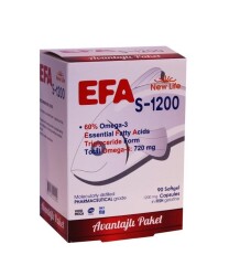 New Life EFA S-1200 mg 90 Kapsül
