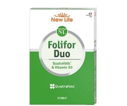New Life Folifor Duo Vitamin D3 & Quatrefolic 30 Tablet