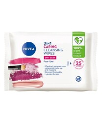 En uygun fiyatlarla Nivea Kuru ve Hassas Ciltler İçin 3in1 Makyaj Temizleme Mendili 25 Adet