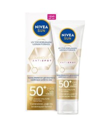 En uygun fiyatlarla Nivea Luminous 630 Leke Karşıtı Güneş Koruyucu Yüz Kremi SPF50+ 40 ML