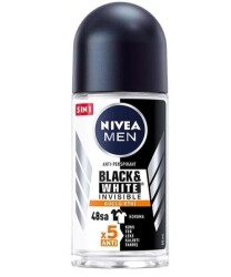 En uygun fiyatlarla Nivea Men Black White Invisible Roll On 50 ML