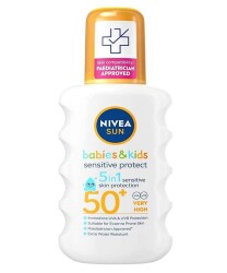 En uygun fiyatlarla Nivea Sun Kids Hassas Koruma Güneş Spreyi SPF50+ 200 ML
