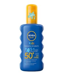 En uygun fiyatlarla Nivea Sun Kids Koruma ve Bakım Güneş Spreyi SPF50+ 200 ML