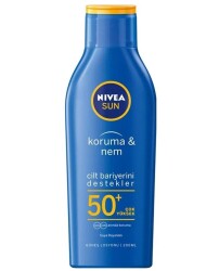 En uygun fiyatlarla Nivea Sun Koruma ve Nem Güneş Losyonu SPF50+ 200 ML