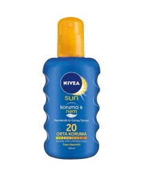 En uygun fiyatlarla Nivea Sun Koruma ve Nem Güneş Spreyi SPF20 200 ML