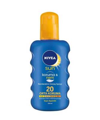 Nivea Sun Koruma ve Nem Güneş Spreyi SPF20 200 ML