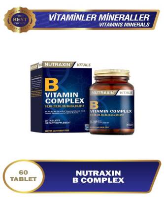 Nutraxin B Complex Vitamin 60 Kapsül