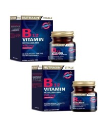 En uygun fiyatlarla Nutraxin B12 Vitamin 60 Tablet 2 Adet