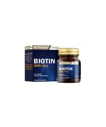 En uygun fiyatlarla Nutraxin Biotin 5000 Mcg 30 Tablet
