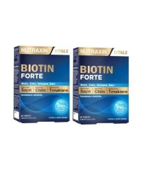 En uygun fiyatlarla Nutraxin Biotin Forte 60 Tablet 2 Adet