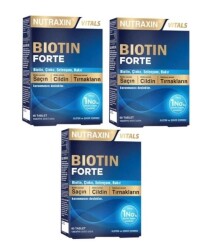 Nutraxin Biotin Forte 60 Tablet 3'lü