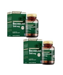 En uygun fiyatlarla Nutraxin Bromelain 60 Kapsül 2 Adet