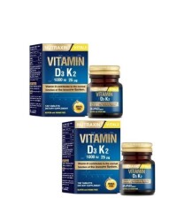 Nutraxin Vitamin D3 K2 120 Tablet 2'li - Nutraxin