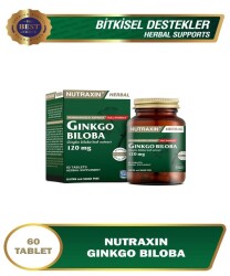 Nutraxin Ginkgo Biloba 120 Mg 60 Tablet - Nutraxin