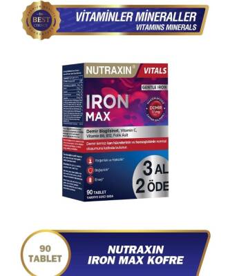 Nutraxin Iron Max 3 Al 2 Öde 90 Tablet