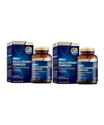 Nutraxin Men's Multi Vitamin Complex 60 Tablet x 2 Adet