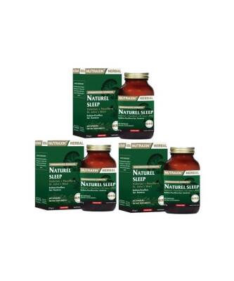 NUTRAXİN NATUREL SLEEP 60 KAPSÜL x 3 ADET