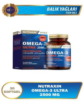 Nutraxin Omega-3 Ultra 2500 Mg 30 Softgel - 1