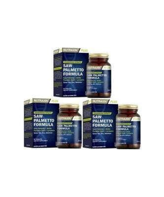 NUTRAXİN PLUS SAW PALMETTO FORMULA 60 TABLET x 3 ADET