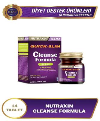 Nutraxin Quick Slim Cleanse Formula Detox 14 Tablet
