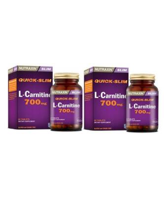 Nutraxin QUICK-SLIM L-Carnitine 700 mg 60 Kapsül x 2 Adet